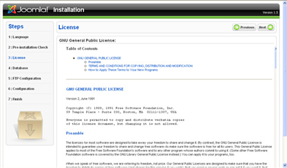 The agreement toward the using license