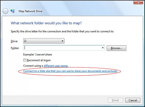 Map Network Drive